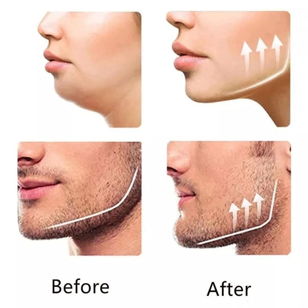 Jawline Exercise Facial Sculpting Muscle Trainer Double Chin Shaper PACK OF 4